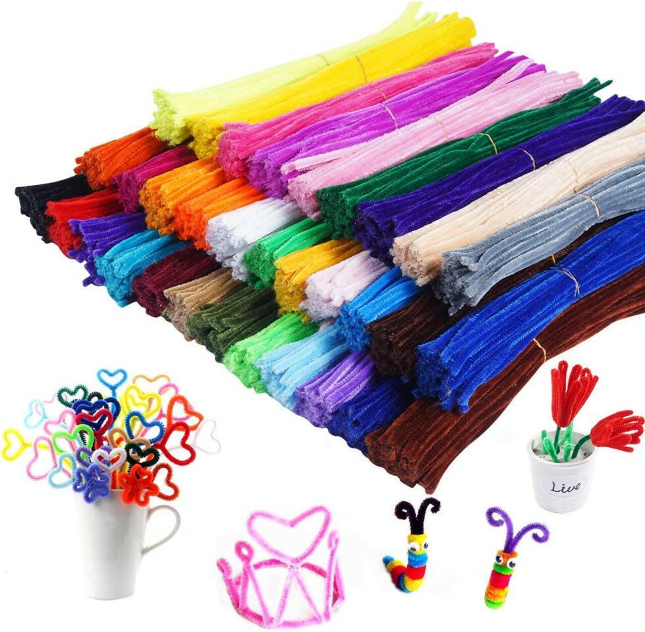 DIY Crafts Chenille Stems and Pipe Cleaners for Embellishment - China  Chenille Stems and Craft price